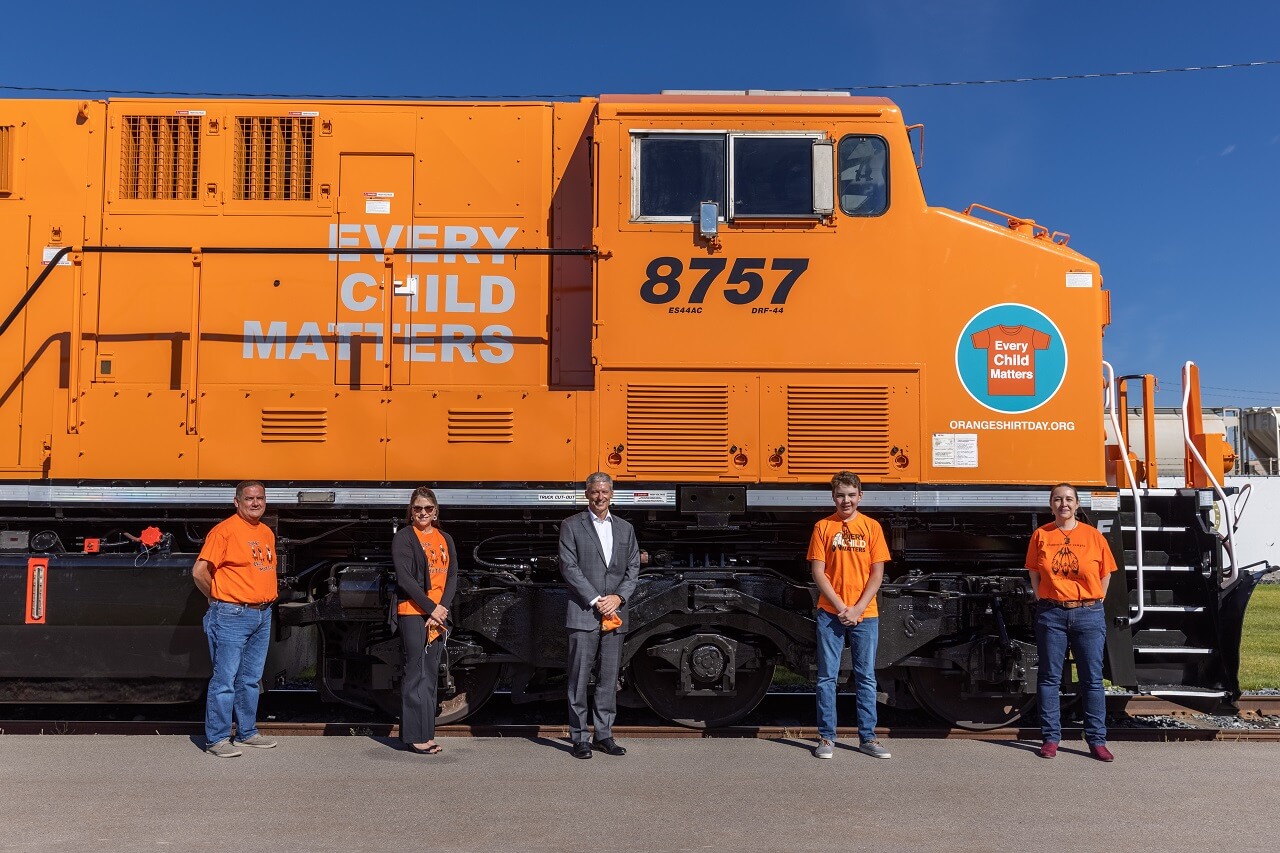 CPKC Every Child Matters Locomotive