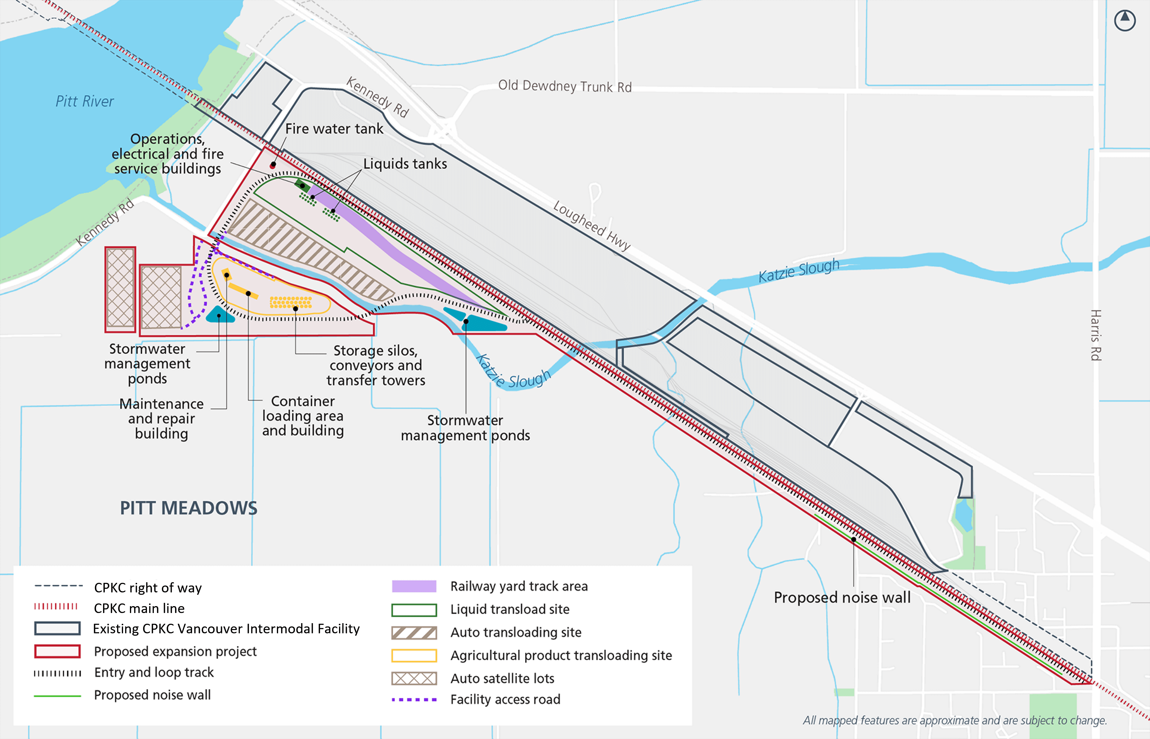 Map of Vancouver Logistics Park