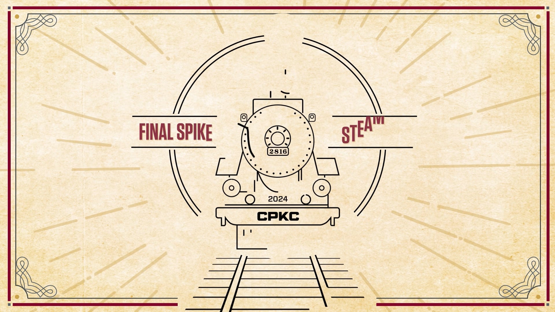 Final Spike 2816 Steam Train